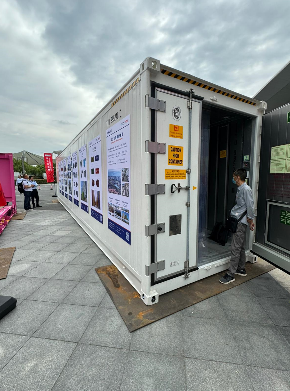 Intermodal - logística de ferias - contenedor Eteu Containers