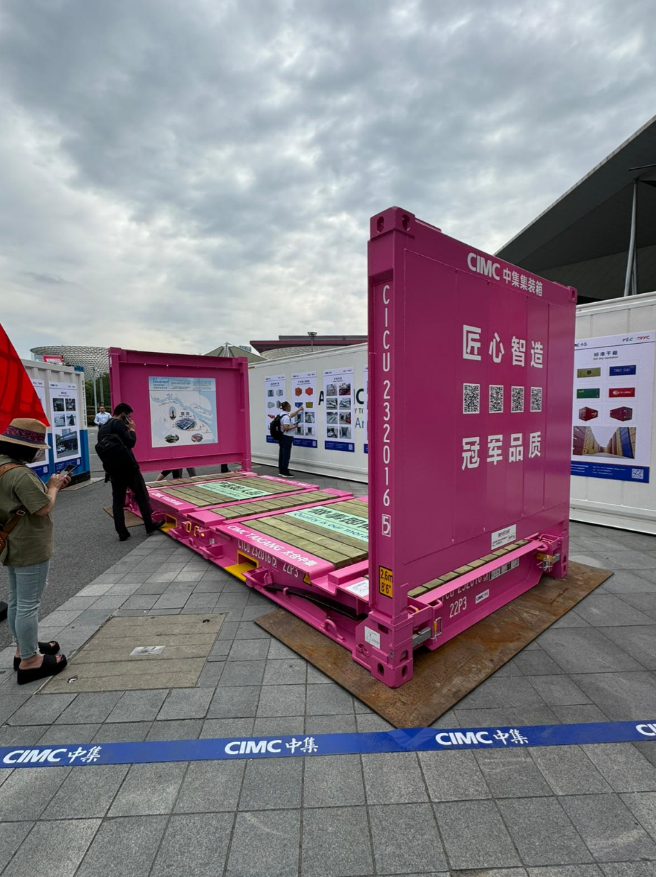 Intermodal - logística de ferias - contenedor Eteu